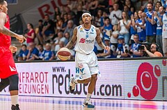 Basketball, ABL 2016/17, Playoff HF Spiel 5, Oberwart Gunners, WBC Wels, Derek Jackson Jr. (6)