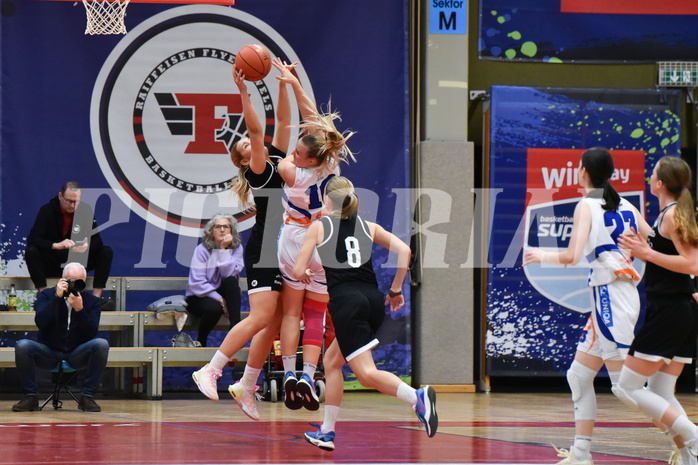 Win2Day Basketball, Damen Superliga 2022/23, Grunddurchgang 12. Runde, DBB LZ OÖ vs Basket Flames,