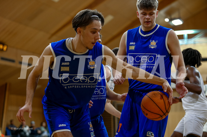 12.01.2025 Österreichischer Basketballverband 2024/25, SLMU19, Basket Flames WAT vs. BBU Salzburg