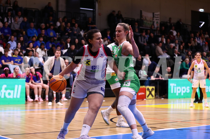 22.03.2025, Graz, Raiffeisen Sportpark, Basketball Damen Superliga 2024/25, Semifinale Spiel 2, UBSC-DBBC Graz - UBI Holding Graz
