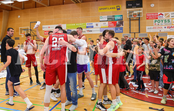 Basketball Zweite Liga 2023/24, Playoff, Finale Spiel 3 Mistelbach Mustangs vs. Union Deutsch Wagram


