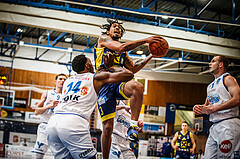 Basketball, bet-at-home Basketball Superliga 2021/22, Grunddurchgang Runde 12, Oberwart Gunners, UBSC Graz, Randy Haynes (3)