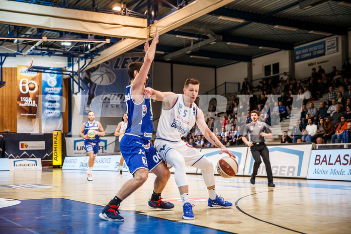 Basketball, Admiral Basketball Superliga 2019/20, Grunddurchgang 11.Runde, Oberwart Gunners, Gmunden Swans, Andrius Mikutis (5)