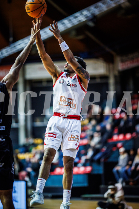 Basketball, Win2Day Superliga 2024/25, Grunddurchgang 20.Runde, BC Vienna, Kapfenberg Bulls, Zac Owens (2)