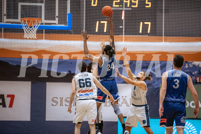 Basketball, Win2Day Superliga 2022/23, 7. Qualifikationsrunde, Vienna Timberwolves, BBC Nord Dragonz, Aristide Boya (24)