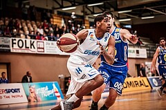 Basketball, ABL 2017/18, Grunddurchgang 31.Runde, Oberwart Gunners, Gmunden Swans, Gregg Denzel (9)