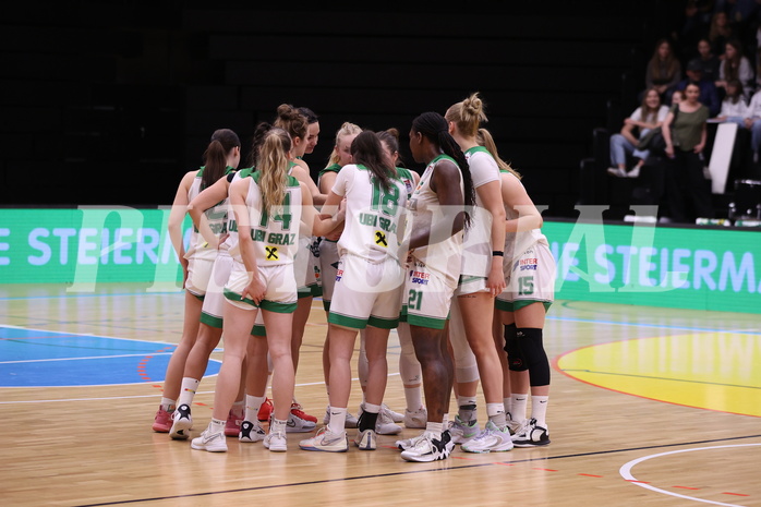 01.04.2024, Graz, Raiffeisen Sportpark, Basketball Damen Superliga 2023/24, Finale, Spiel 2, UBI Holding Graz - SKN St. Pölten Frauen ,  
