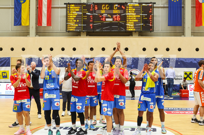 Basketball Superliga 2022/23, Grunddurchgang 8.Runde SKN St.Pölten vs. Klosterneuburg Dukes


