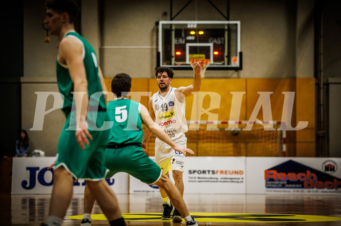 Basketball, Basketball Zweite Liga 2022/23, Grunddurchgang 12.Runde, Mattersburg Rocks, KOS Celovec, Paul Radakovics (19)