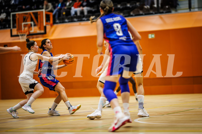 Basketball, Win2Day Basketball Damen Superliga 2023/24, Grunddurchgang 3.Runde, Basket Flames, UBSC Graz, Simona Kuzma (4)