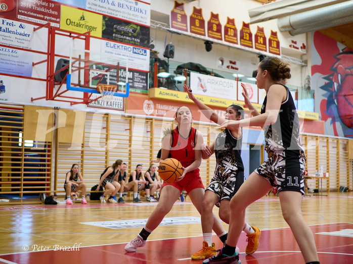 Basketball Superliga 2024/25, SLMU16 Traiskirchen Lionesses vs. VKL Vikings Kammer



