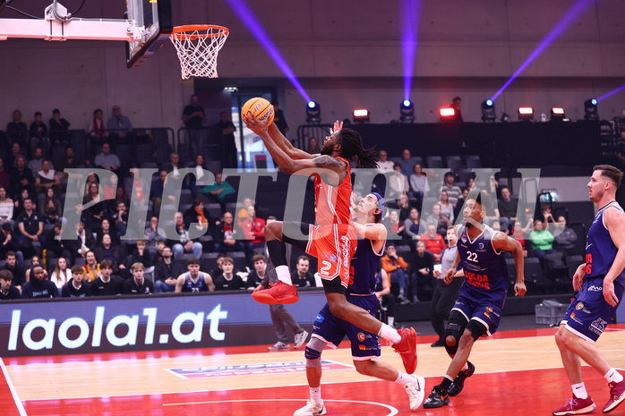 18.01.2025, Graz, Raiffeisen Sportpark, Basketball Austria Cup 2025, Final Four, Semifinale, Flyer Wels vs BBC Nord, 18.01.2025, Graz, Raiffeisen Sportpark, Basketball Austria Cup 2025, Final Four, Semifinale, Flyer Wels vs BBC Nord,