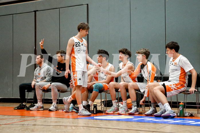 29.03.2025 Österreichischer Basketballverband 2024/25, SLMU16, Basket Dukes vs. KOS Celovec