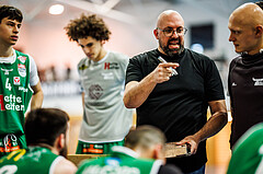 Basketball, Basketball Zweite Liga 2024/25, Grunddurchgang 11.Runde, UDW Alligators, Future Team Steiermark, Dimitris Sarikas (Head Coach)