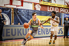 Basketball, bet-at-home Basketball Superliga 2021/22, Grunddurchgang18.Runde, Traiskirchen Lions, Klosterneuburg Dukes, Valentin Bauer (14)