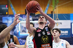 Basketball Superliga 2021/22, Grundduchgang 16.Runde , Kapfenberg Bulls vs. BC Vienna