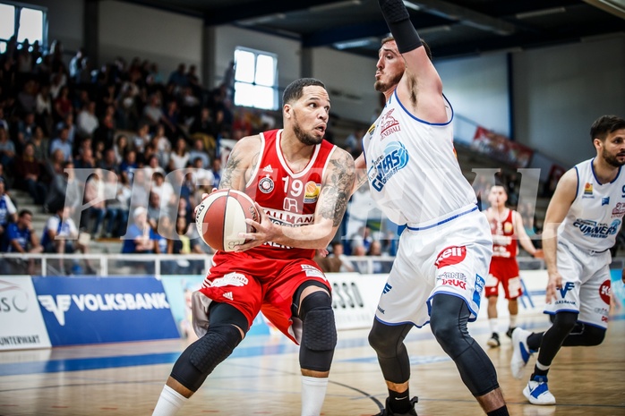 Basketball, ABL 2018/19, Playoff VF Spiel 1, Oberwart Gunners, BC Vienna, Jason Detrick (19)