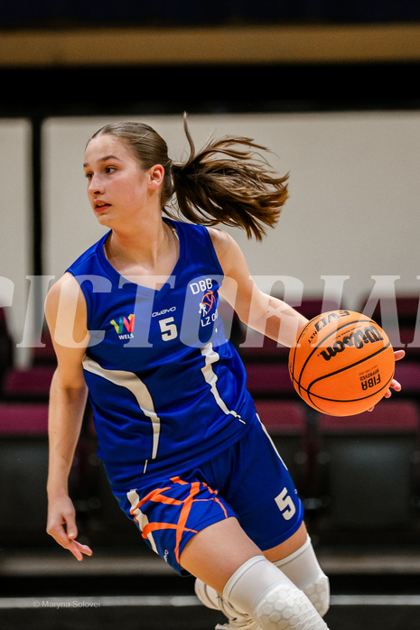 01.03.2025 Österreichischer Basketballverband 2024/25, SLWU19 Vienna United vs. DBB Basketgirls Wels