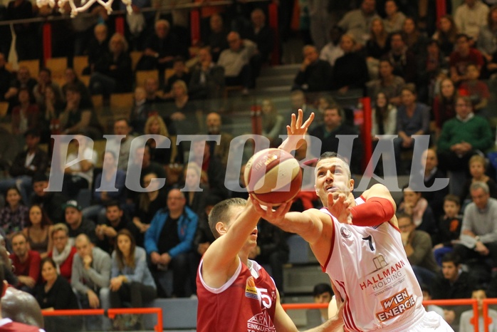 Basketball ABL 2015/16 Grunddurchgang 19.Runde Traiskirchen Lions vs. BC Vienna