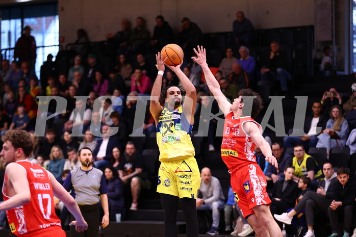 06.04.2025, Graz, Raiffeisen Sportpark Graz, Basketball Superliga 2024/25, 10. Platzierungsrunde, UBSC Graz - Traiskirchen Lions
