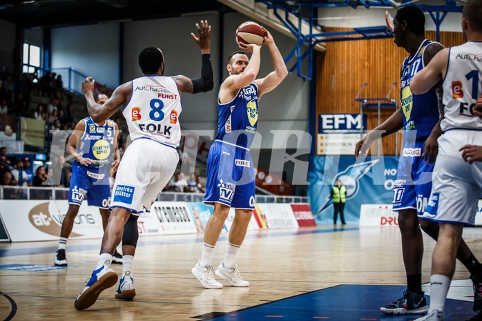 Basketball, ABL 2018/19, Playoff HF Spiel 2, , Gmunden Swans, Enis Murati (4)