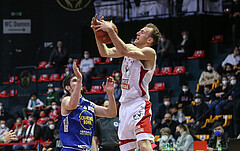 Basketball Superliga 2021/22, Grunddurchgang 18.Runde BC Vienna vs. Gmunden Swans


