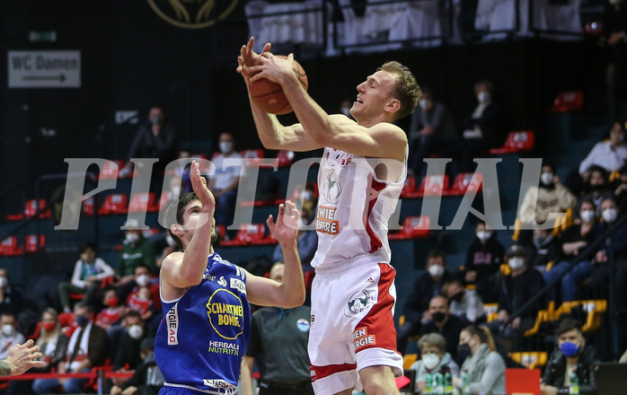 Basketball Superliga 2021/22, Grunddurchgang 18.Runde BC Vienna vs. Gmunden Swans