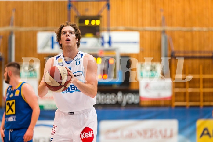 Basketball, ABL 2017/18, Grunddurchgang 2.Runde, Oberwart Gunners, UBSC Graz, Cody Wichman (13)