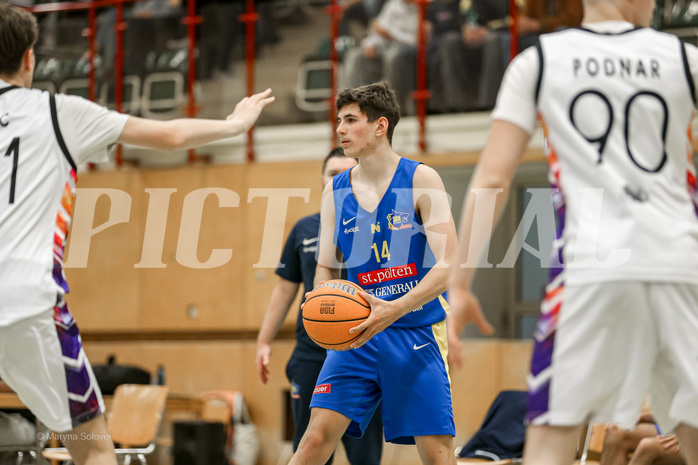 27.04.2025 Österreichischer Basketballverband 2024/25, SLMU16, VF Vienna United vs. SKN St. Pölten