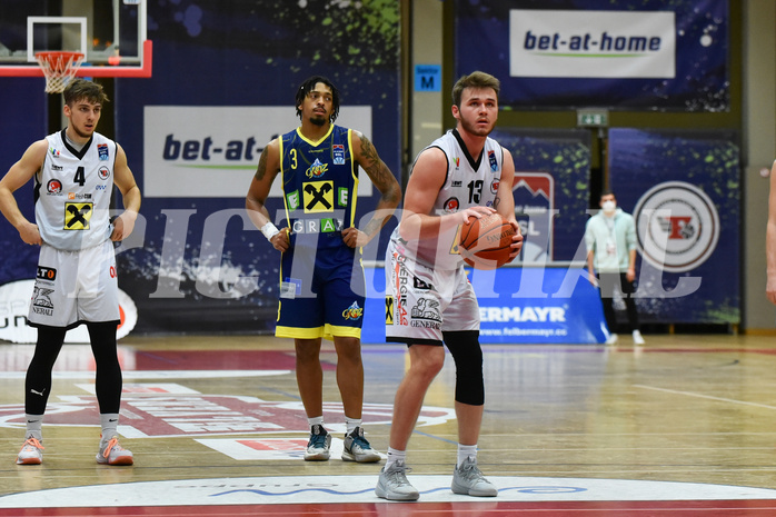 Basketball Superliga 2021/22, Grunddurchgang. 4.Runde Flyers Wels vs. UBSC Raiffeisen Graz