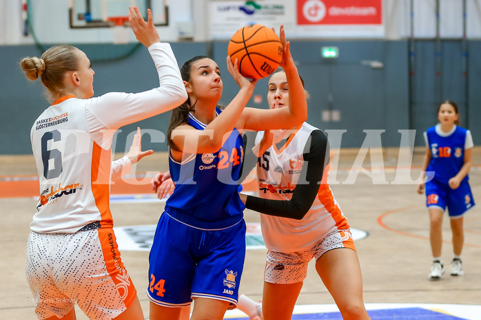 15.12.2024 Österreichischer Basketballverband 2024/25, SLWU19 Basket Duchess vs. BBU Salzburg