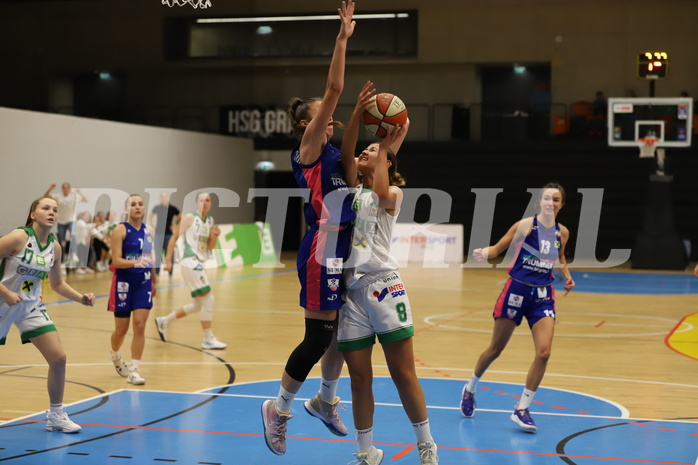 03.10.2021, Basketball Damen Superliga 2021/22, Grunddurchgang 1.Runde,  
UBI Graz vs. UBSC Graz