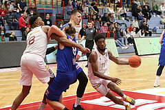 Basketball Superliaga 2021/22, 6.Qualifikationsrunde Traiskirchen Lions vs. D.C. Timberwolves