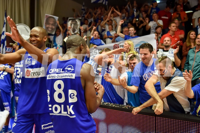 Basketball ABL 2015/16 Playoff Finale Spiel 3 WBC Wels vs Gunners Oberwart
