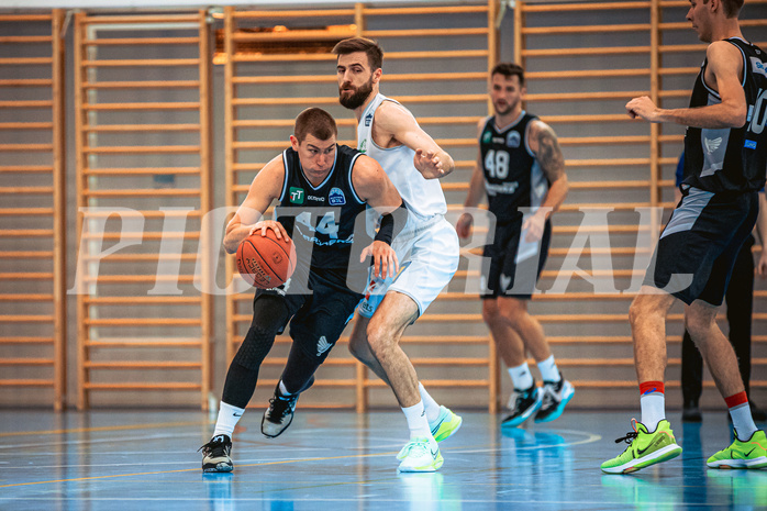 Basketball, Basketball Zweite Liga 2022/23 Playoff, Viertelfinale Spiel 2, Union Deutsch Wagram, Raiders Tirol, Filip Mileta (44)