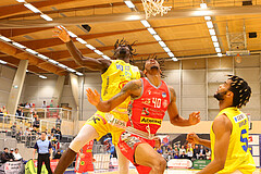 Basketball Superliga 2023/24, Playoff, Viertelfinale Spiel 2 SKN St. Pölten vs. Traiskirchen Lions


