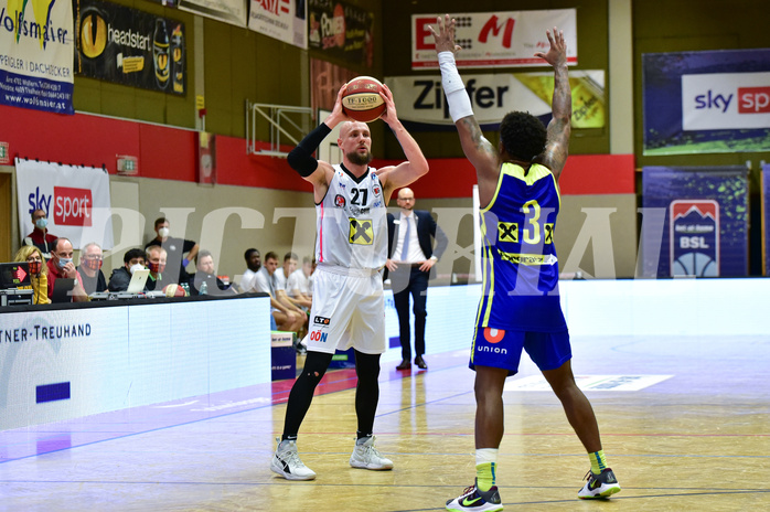 Basketball Superliga 2020/21, Grunddurchgang 14. Runde Flyers Wels vs. Graz