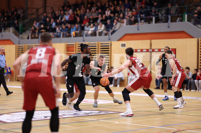 Basketball Zweite Liga 2024/25, Grunddurchgang 21.Runde Mistelbach Mustangs vs. Raiders Tirol
