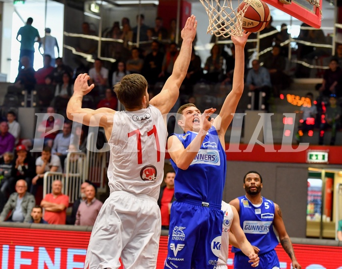 Basketball ABL 2017/18 Grunddurchgang 30. Runde Flyers Wels vs Oberwart Gunners