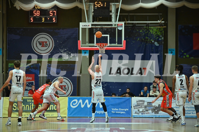 Basketball Superliga 2023/24, 1.Plazierungsrunde,
Flyers Wels vs. Traiskirchen Lions

