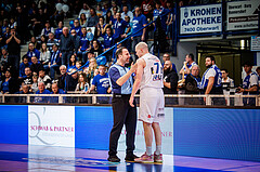 Basketball, Basketball Austria Cup 2022/23, Halbfinale 1, Oberwart Gunners, Gmunden Swans, Sebastian Käferle (7)