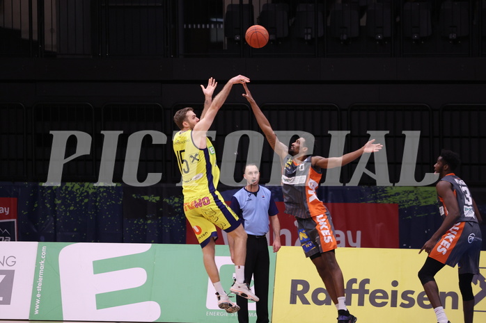 22.01.2023, Graz, Raiffeisen Sportpark Graz, Basketball Superliga 2022/23, Grunddurchgang, Runde 17, UBSC Raiffeisen Graz vs. BK IMMOunited Dukes 
