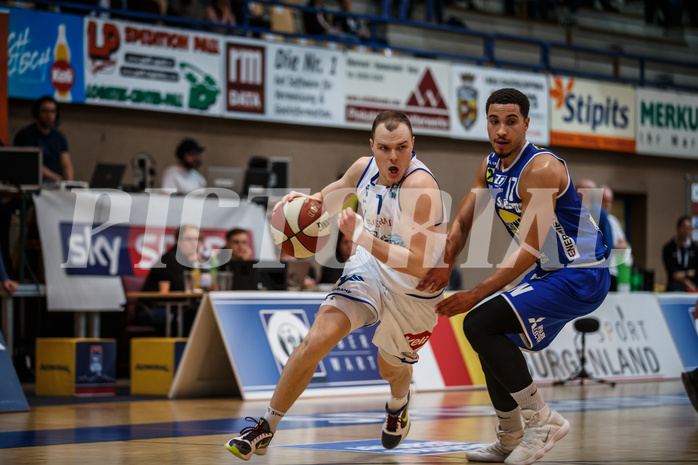 Basketball, Admiral Basketball Superliga 2019/20, Platzierungsrunde 3. Runde, Oberwart Gunners, Gmunden Swans, Sebastian Käferle (7)