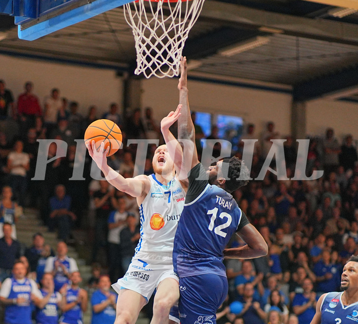 Basketball, Basketball Superliga 2024/25, Playoffs, Finale Spiel 1, Oberwart Gunners vs. BBC Nord Dragonz