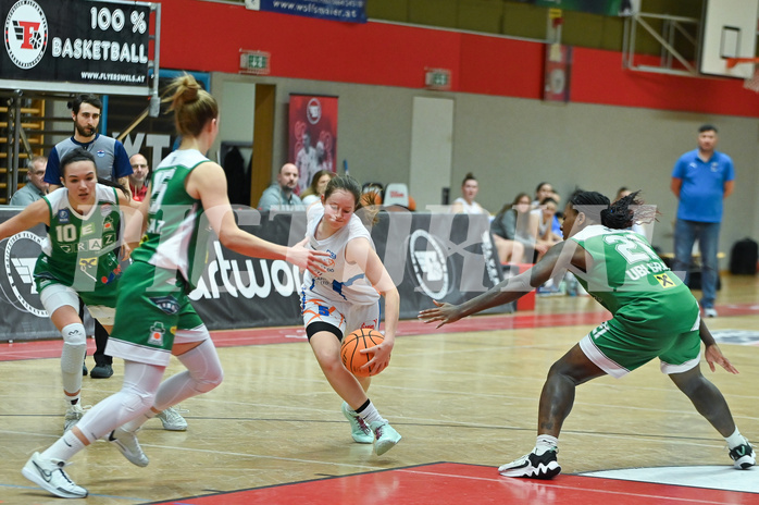 Basketball Superliga 2023/24, Grunddurchgang 9.Runde,
DBB LZ OÖ vs UBI Graz,

