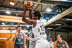 Basketball, bet-at-home Basketball Superliga 2020/21, Platzierungsrunde, 2. Runde, Oberwart Gunners, Klosterneuburg Dukes, Quincy Diggs (13)