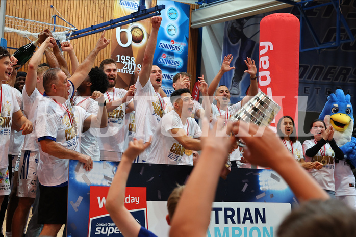 Basketball Superliga 2024/25, Playoffs, Finale Spiel 3 Oberwart Gunners vs. BBC Nord Dragonz


