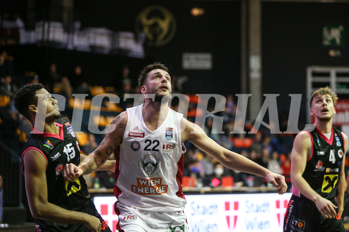 Basketball Superliga 2021/22, Grunddurchgang 5.Runde BC Vienna vs. Flyers Wels


