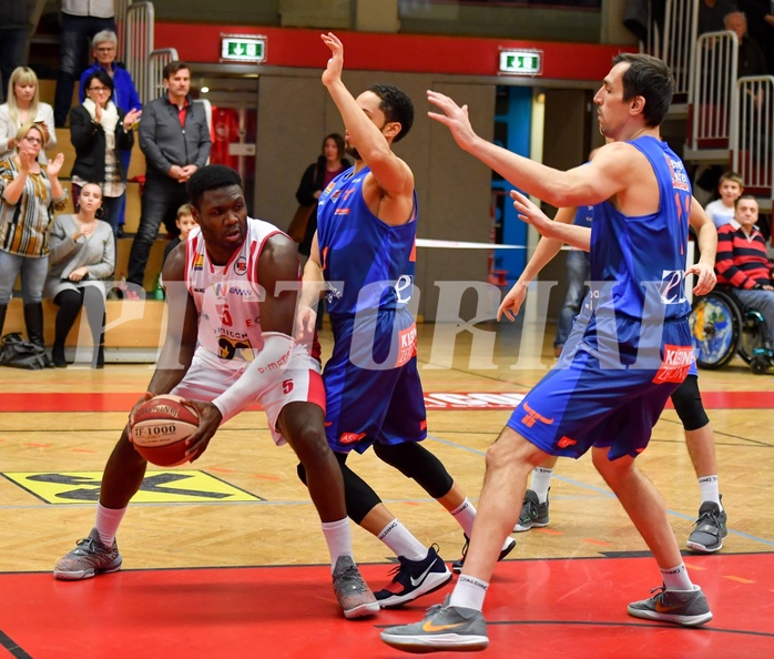Basketball ABL 2018/19 Grunddurchgang 22. Runde Flyers Wels vs Bulls Kapfenberg