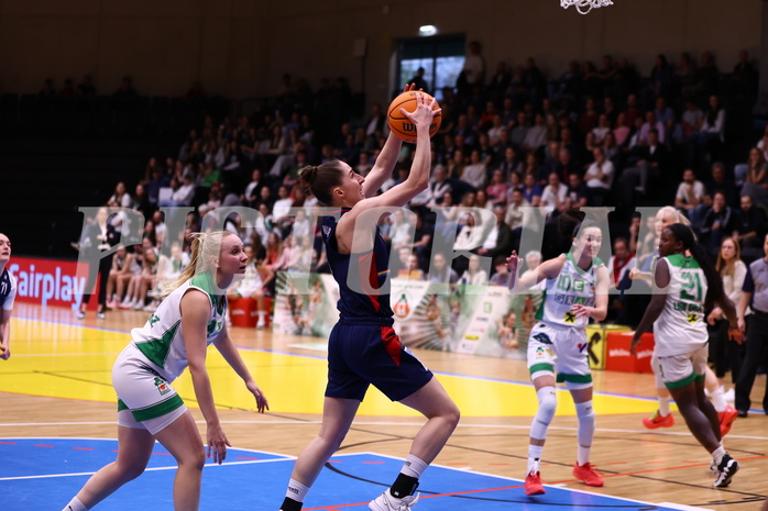 01.04.2024, Graz, Raiffeisen Sportpark, Basketball Damen Superliga 2023/24, Finale, Spiel 2, UBI Holding Graz - SKN St. Pölten Frauen ,  